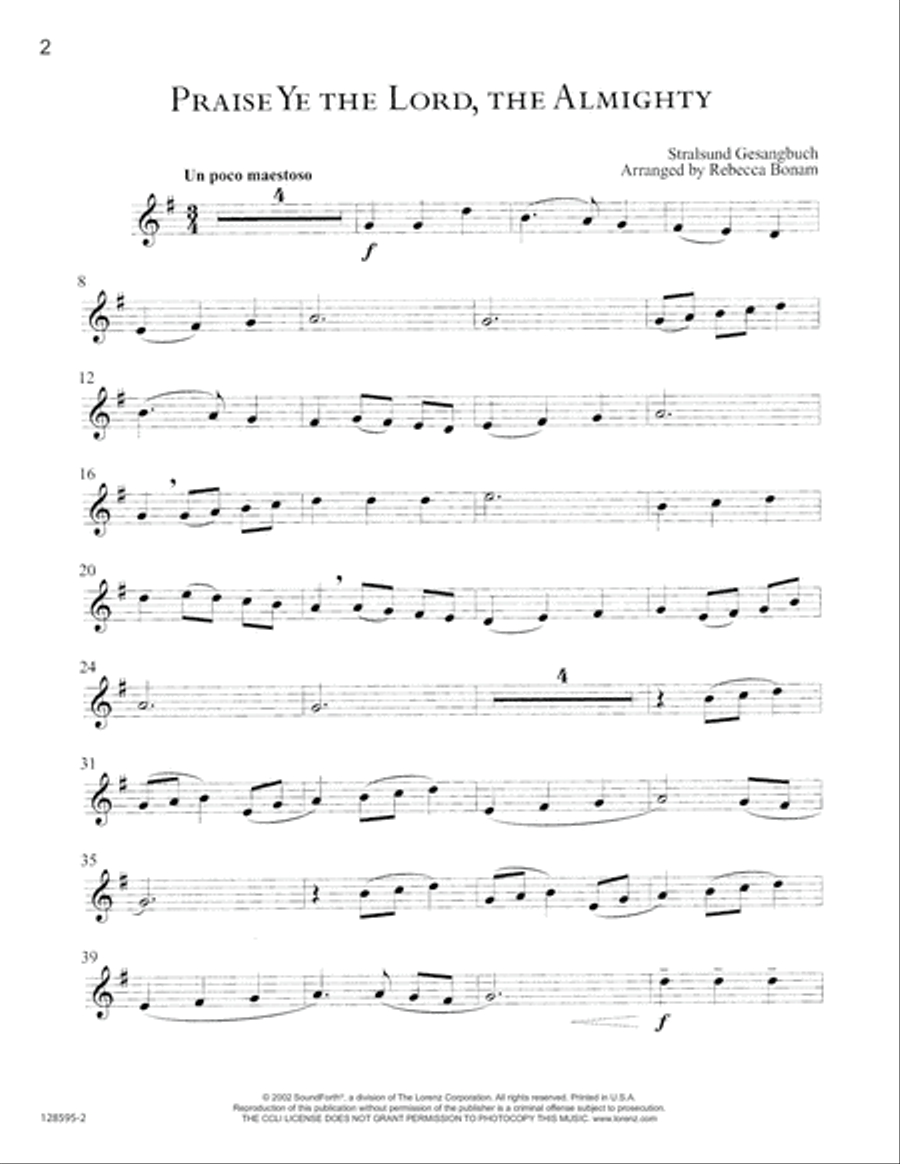 Instruments of Glory, Vol. 2 - Trumpet Insert (Digital Download) Trumpet Solo scores gallery preview page 4