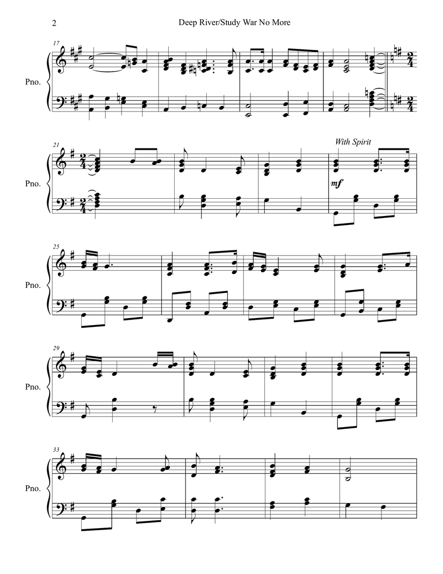 African-American Suite No. 2 Piano Solo scores gallery preview page 3