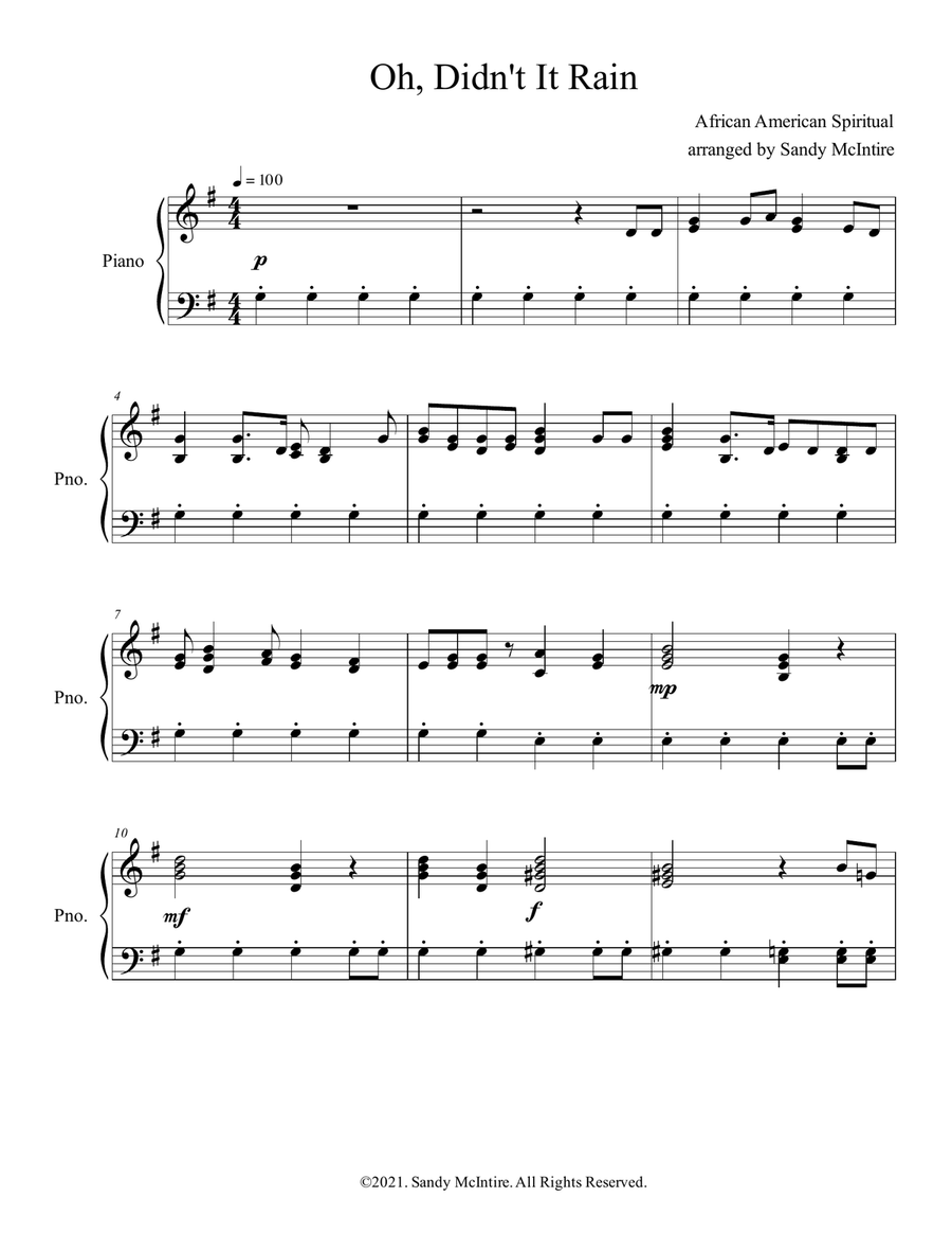 African-American Suite No. 2 Piano Solo scores gallery preview page 6