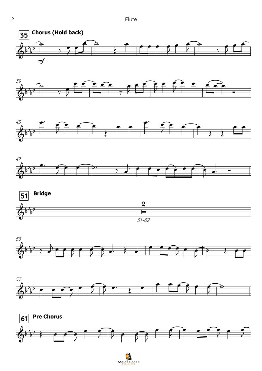 Let It Go Flute scores gallery preview page 3