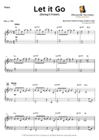 Let It Go Violin Solo scores gallery preview page 6