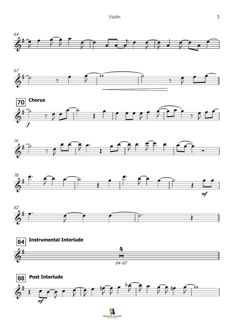 Let It Go Violin Solo scores gallery preview page 4