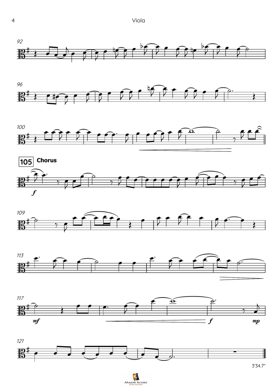 Let It Go Viola scores gallery preview page 5
