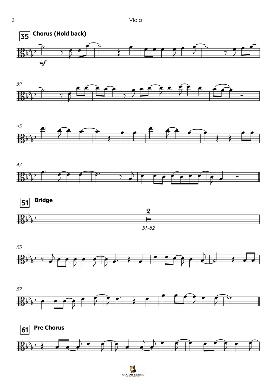 Let It Go Viola scores gallery preview page 3