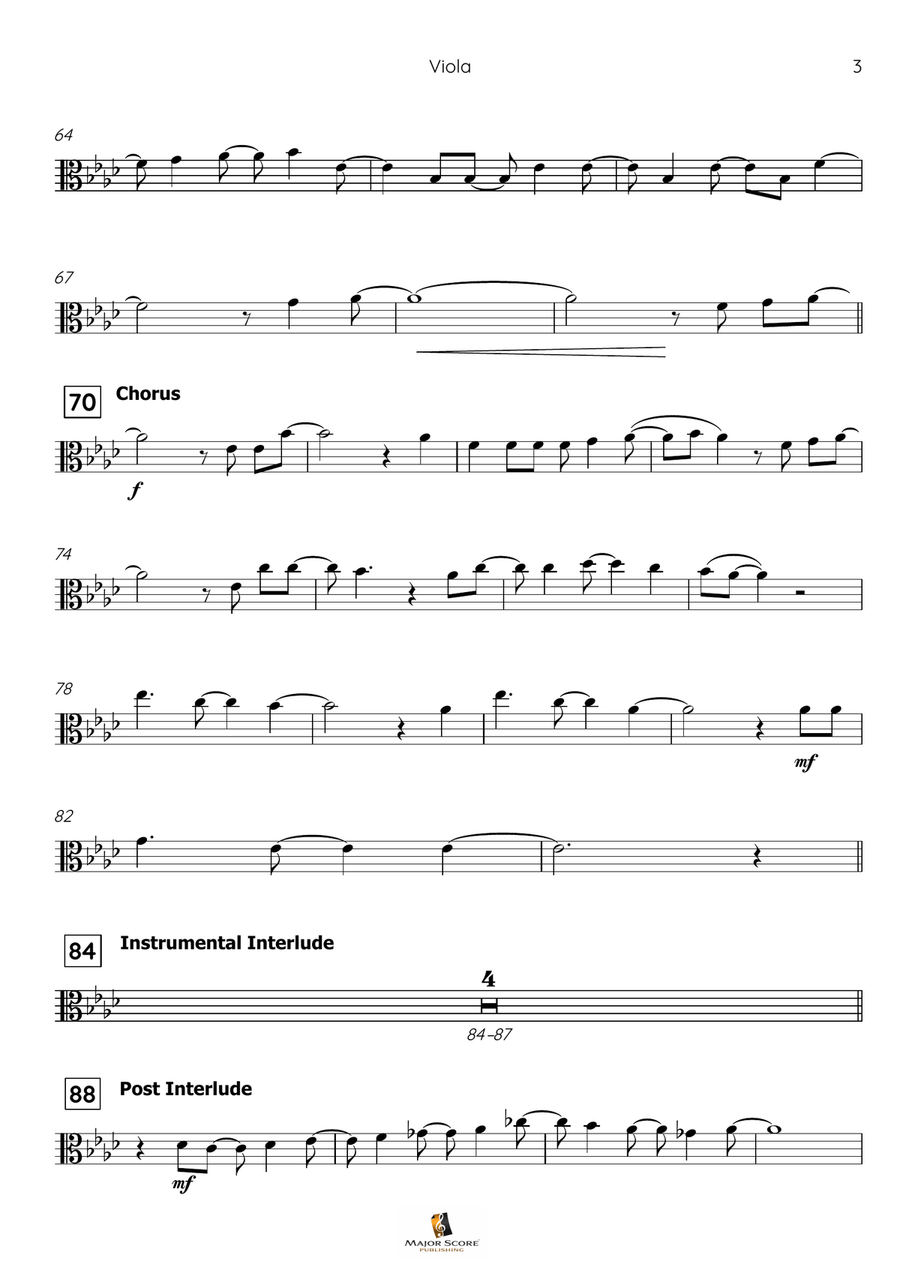 Let It Go Viola scores gallery preview page 4
