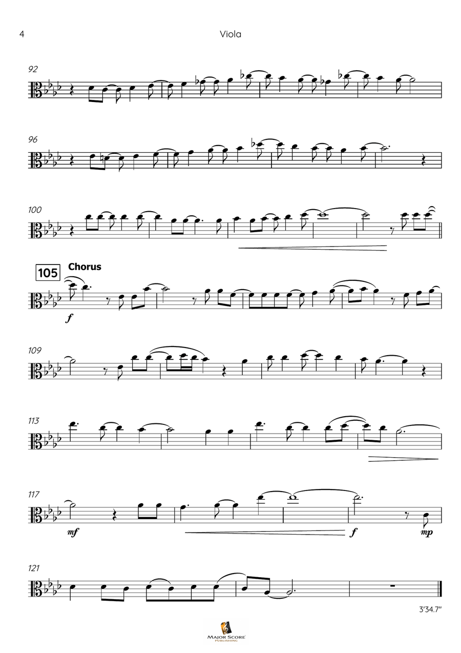 Let It Go Viola scores gallery preview page 5