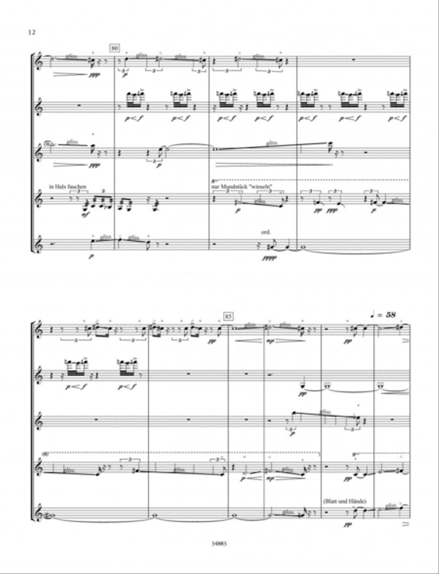Zugvögel Bassoon scores gallery preview page 3