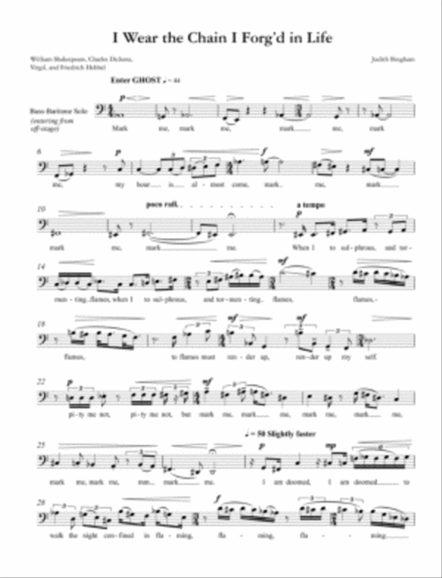 I Wear the Chain I Forg'd in Life Baritone Voice scores gallery preview page 3