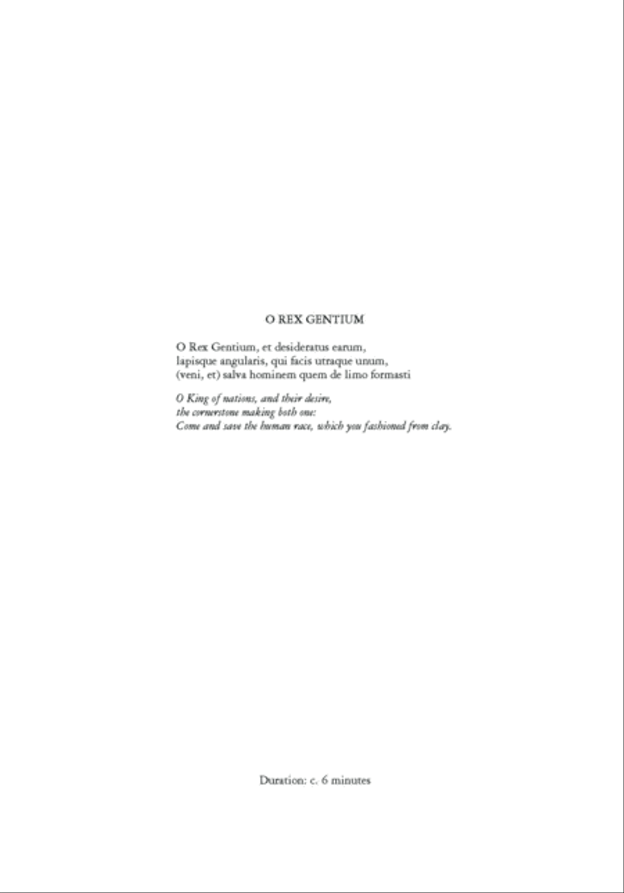 O Rex Gentium O Rex Gentium SSAATTBB scores gallery preview page 2