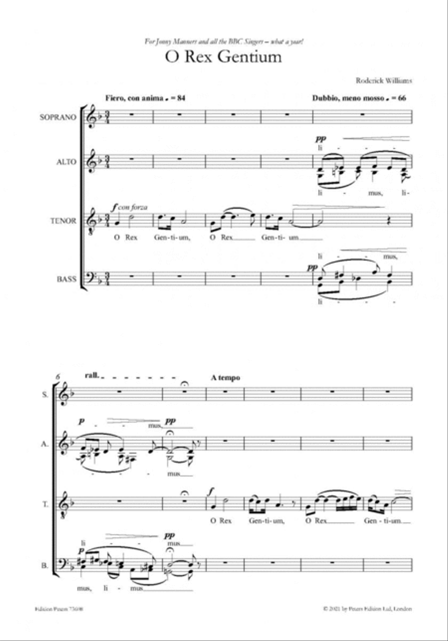 O Rex Gentium O Rex Gentium SSAATTBB scores gallery preview page 4