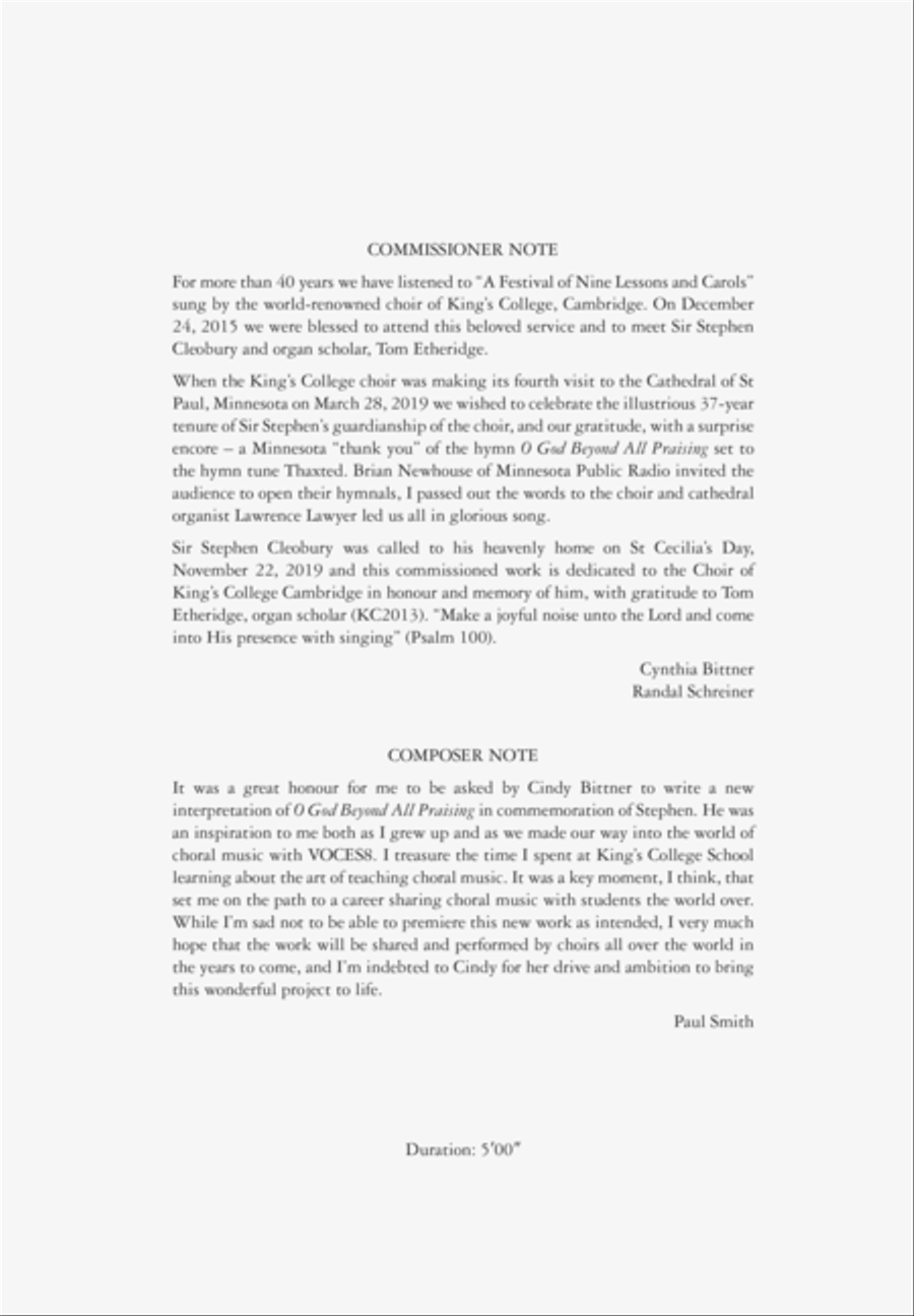 O God Beyond All Praising Divisi scores gallery preview page 2