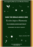 Hark The Herald Angels Sing (Eis dos Anjos a Harmonia) - Horn in F Quartet mini preview