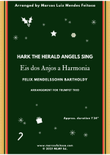 Hark The Herald Angels Sing (Eis dos Anjos a Harmonia) - Trumpet Trio mini preview