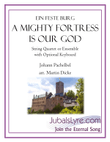 A Mighty Fortress (String Quartet or String Ensemble)