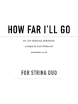 How Far I'll Go
