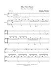The First Noel (elementary student/teacher piano duet)