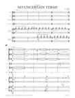 No Uncertain Terms - Score