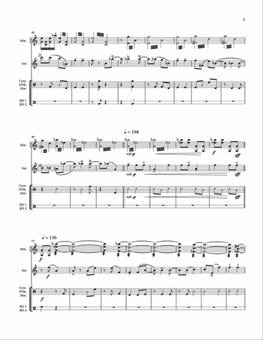 Time After Time - Score & Parts Score scores gallery preview page 3
