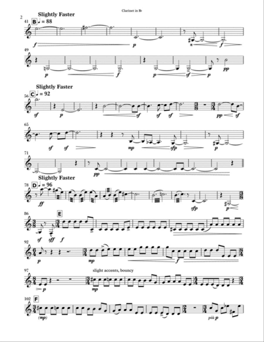 I Know Where Everything Is - Parts School and Community scores gallery preview page 5