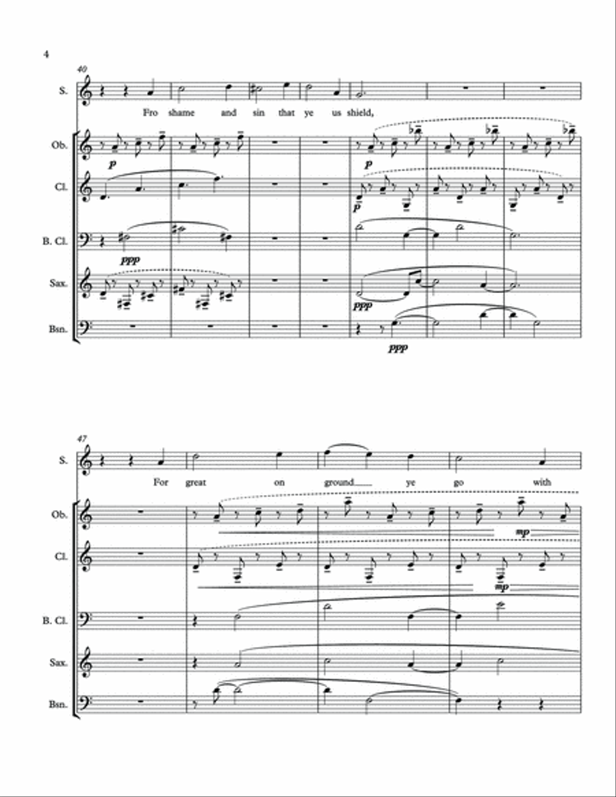 Hymns for Private Use - Score & Parts Score scores gallery preview page 4