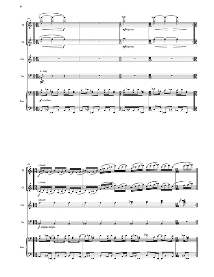 How About Now - Score & Parts Score scores gallery preview page 6