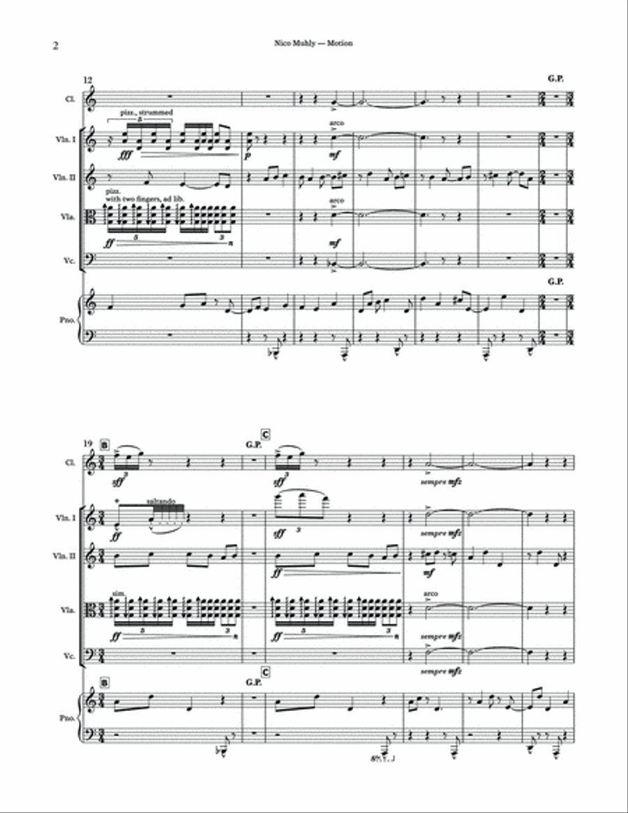Motion - Score & Parts Motion - Score & Parts Score scores gallery preview page 2