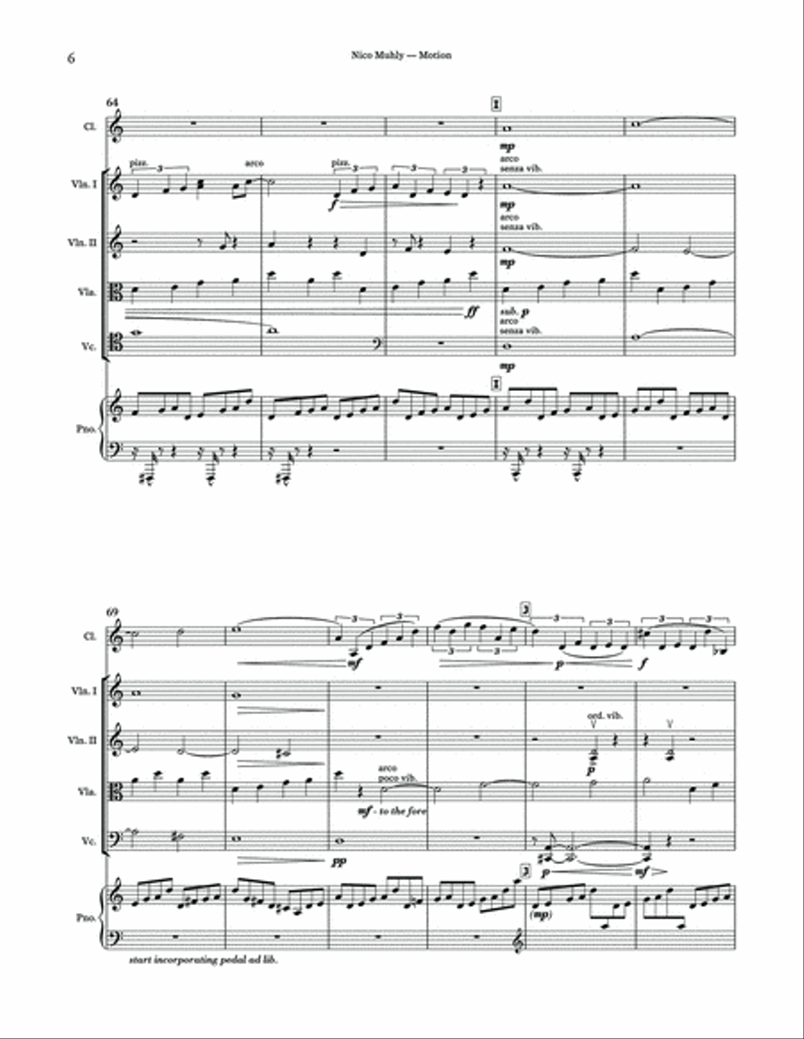 Motion - Score & Parts Motion - Score & Parts Score scores gallery preview page 6