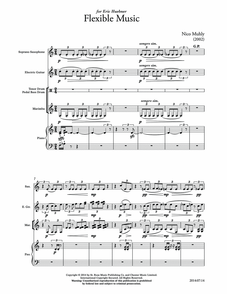 Flexible Music - Score & Parts Score scores gallery preview page 1