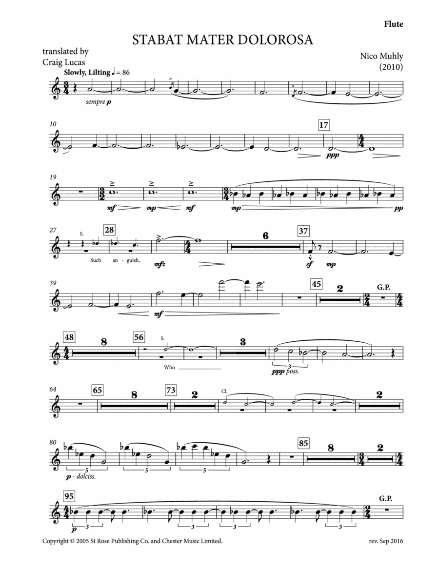 Stabat Mater Dolorosa - Parts Sacred scores gallery preview page 1