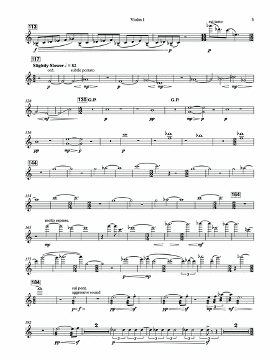Big Time - Parts Big Time - Parts String Quartet scores gallery preview page 3