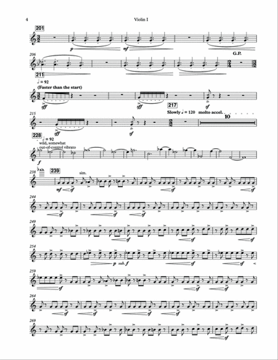 Big Time - Parts Big Time - Parts String Quartet scores gallery preview page 4