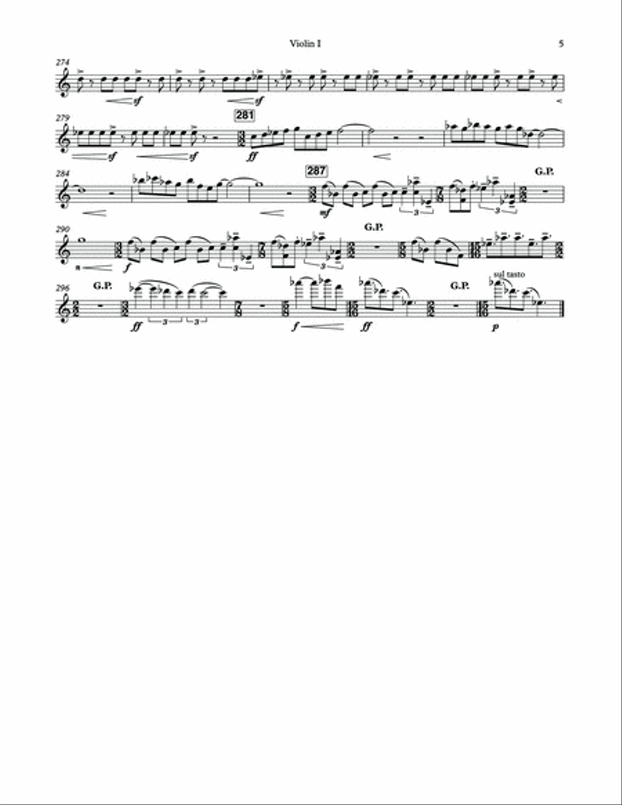 Big Time - Parts Big Time - Parts String Quartet scores gallery preview page 5