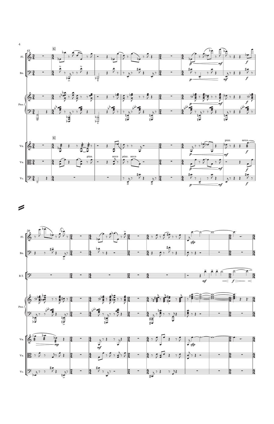 Step Team - Full Score by Nico Muhly Score - Digital Sheet Music page 4
