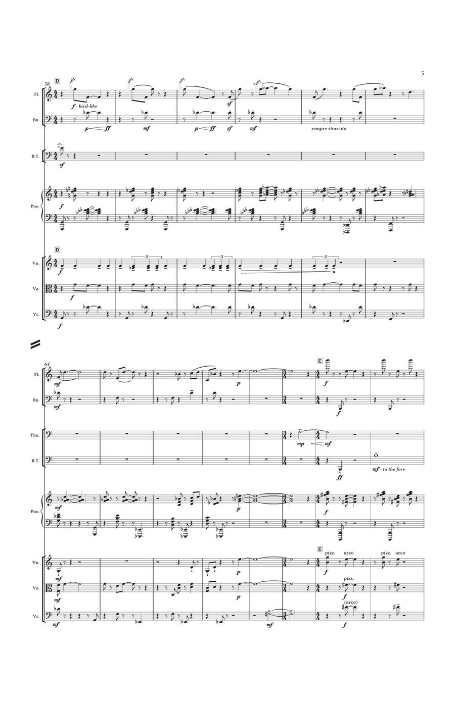 Step Team - Full Score by Nico Muhly Score - Digital Sheet Music page 5