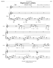 Baptismal Lullaby