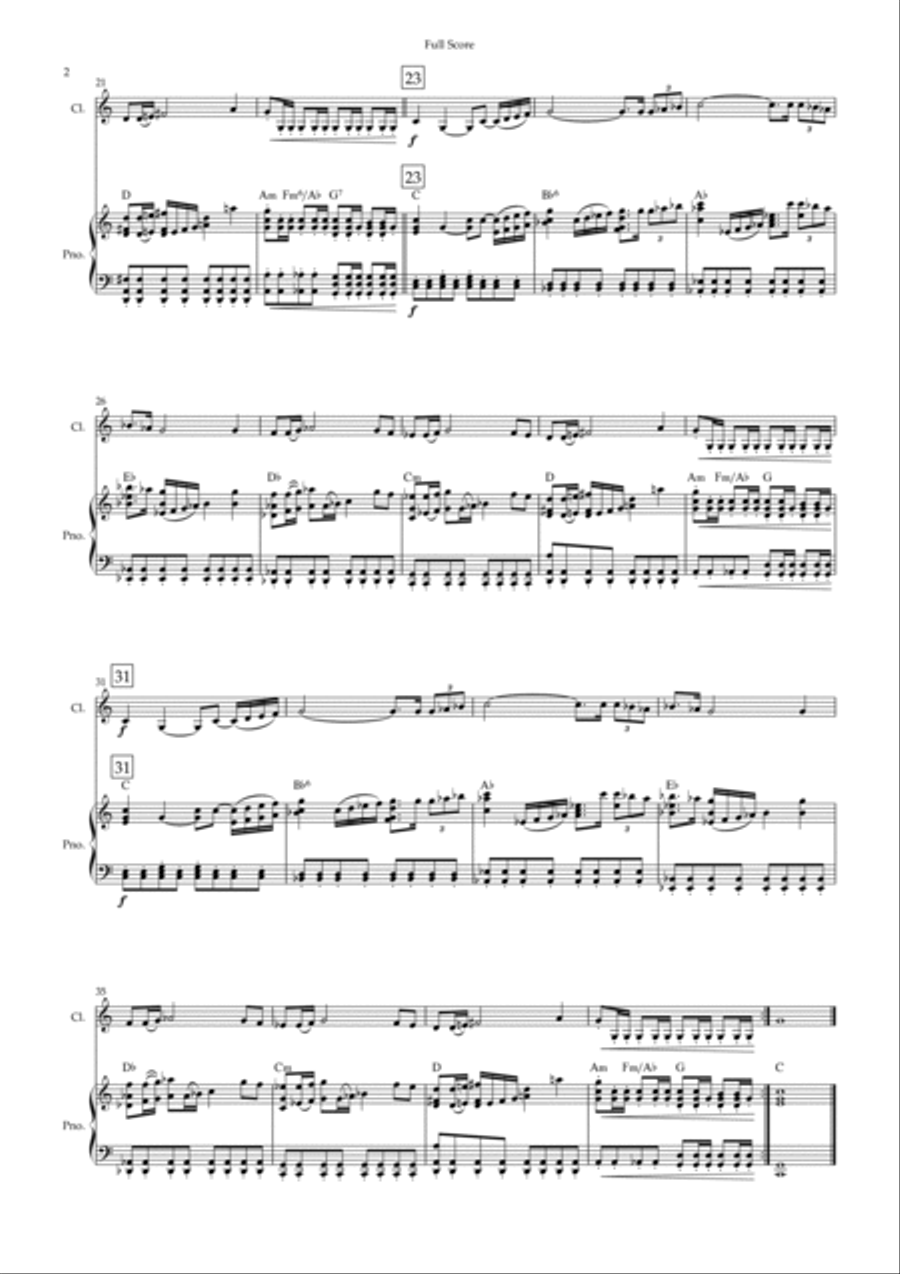 The Legend Of Zelda B-Flat Clarinet scores gallery preview page 2