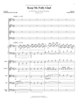 Keep Me Fully Glad - Score