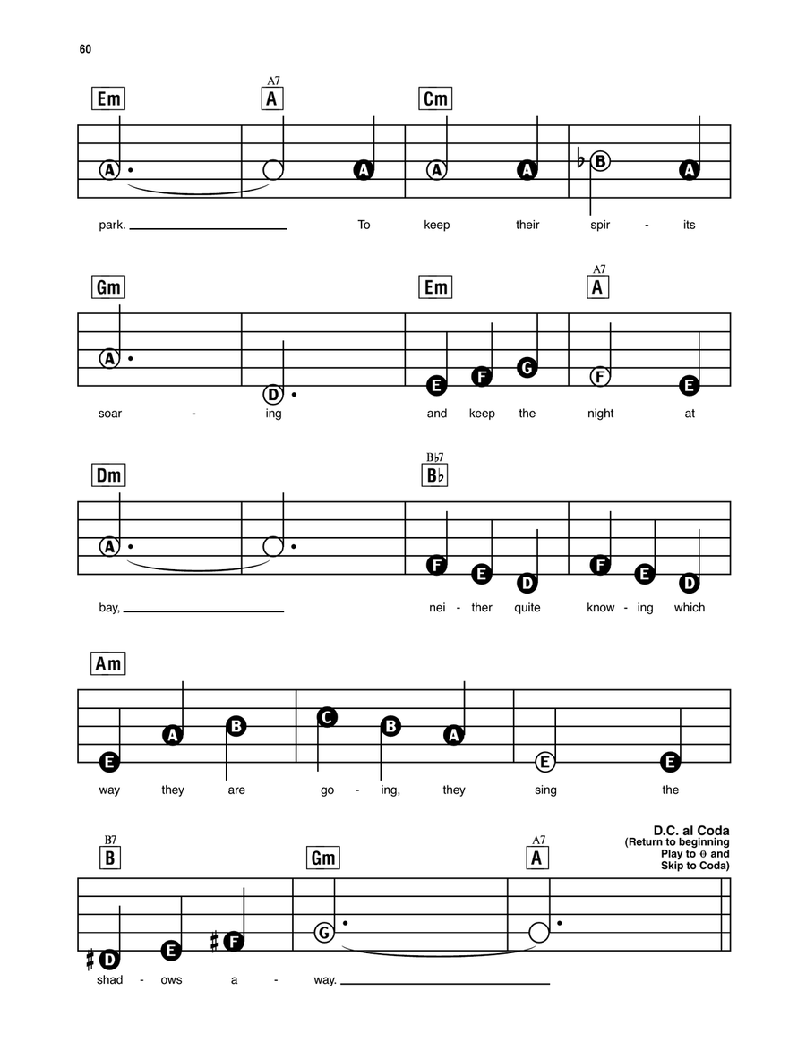 Whistling Away The Dark (from Darling Lili) Electronic Keyboard scores gallery preview page 2
