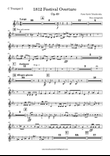 1812 (Festival Overture) Tchaikovsky Trumpet 2 in C