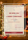 We Wish You A Merry Christmas - Flute Quartet mini preview