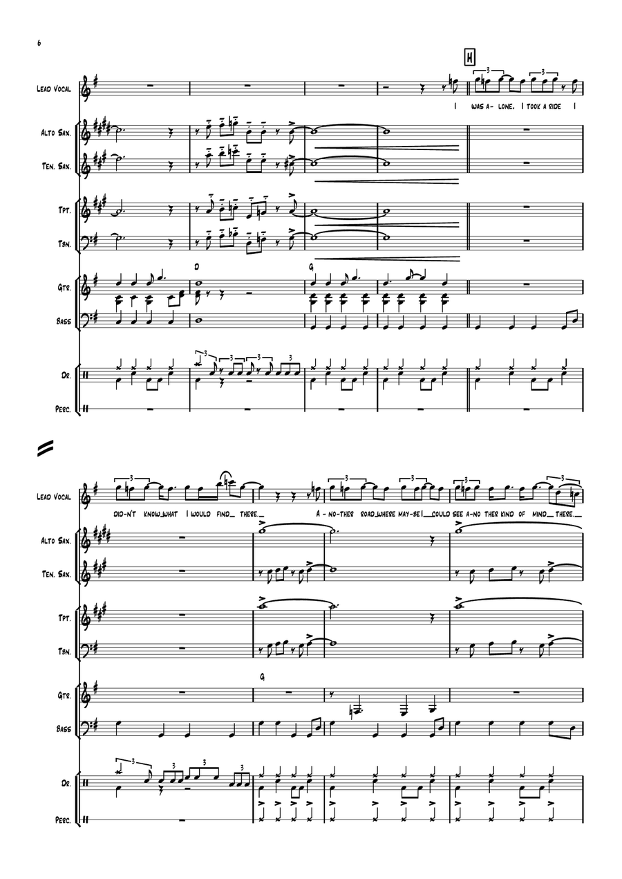 Got To Get You Into My Life Jazz Ensemble scores gallery preview page 6