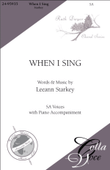 When I Sing (Choral Score) mini preview