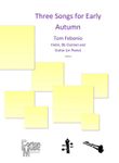 Three Songs For Early Autumn