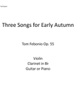 Three Songs For Early Autumn