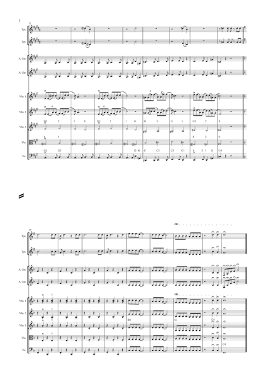 Walking In A Winter Wonderland Clarinet scores gallery preview page 2