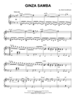 Ginza Samba [Jazz version] (arr. Brent Edstrom)