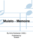 Muisto - Mémoire