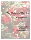 The Holly and The Ivy, for wind quintet