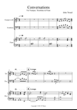 Conversations - Trumpet, Trombone and Piano