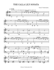 The Calla Lily Sonata